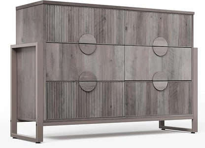 LGHM Fluted Dresser for Bedroom by WelcometoLGHMHome