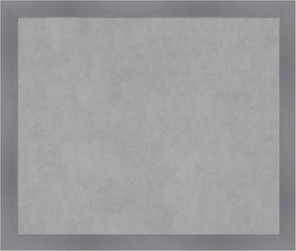 Amanti Art Grey Framed Magnetic Board 22x26 Medium Vision Board by AmantiArt