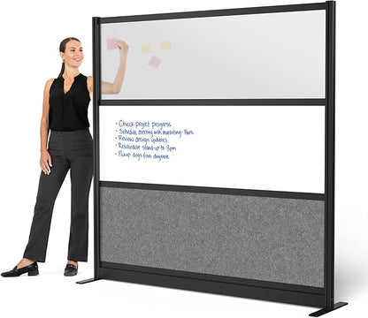 Stand Up Desk Store Workflow Modular Wall | 70'' x 70'' Wall | Expandable by SStandUpDeskStore