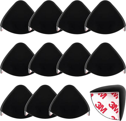Baby Proofing Corner Protector Baby 12 Pack Black – Food Grade Silicone Table by Unknown