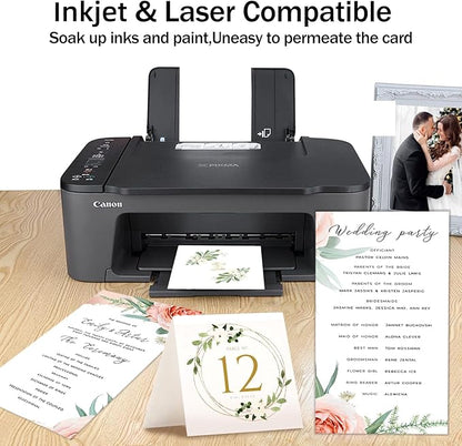 White Cardstock 8.5x14 Thick Paper 100 Sheets, Goefun 65lb Heavyweight Legal - Image 3
