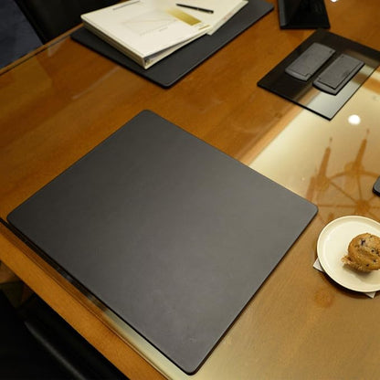 Dacasso Black Leatherette 20" x 16" Luxury Conference Table Pad - Image 4