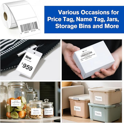 L LIKED 3" x 2" Blank Removable Labels - Image 7