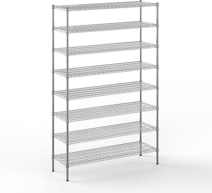 Regal Altair 18" Deep x 54" Wide x 86" Height Wire Shelving Kit | 8-Tier | NSF by Regal+Altair
