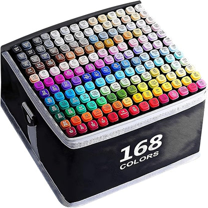 VIDIMAKPRO Alcohol Markers 168 Colors by Unknown