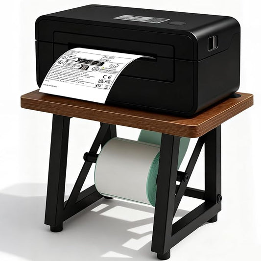 Label Holder for Thermal Printer, Sticker Rolls and Fan-fold Dispenser Holder by Unknown