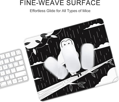 Auhoahsil Mouse Pad, 12 x 10 in Owl Theme Computer Mouse Pad - Image 4