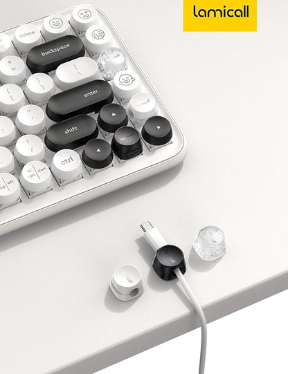 12Pack Cord Organizer Spring Clips, Office Desk Accessories - Image 7