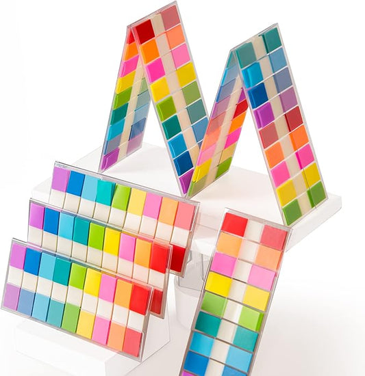 Golcellia 1440 Pieces, Transparent Sticky Notes, Page Markers, Book Tabs by Golcellia