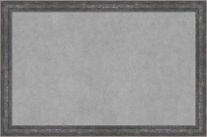 Amanti Art Grey Framed Magnetic Board 23x35 Large Vision Board by AmantiArt