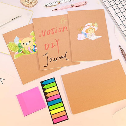 24 Pack A5 Kraft Notebook Journals - Image 4