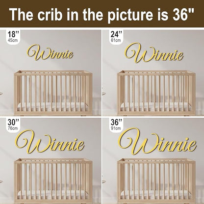 Personalized Wooden Name Sign for Nursery Wall Decor - Image 4