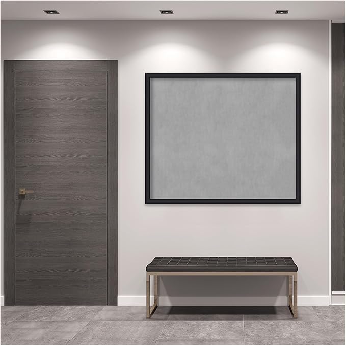 Amanti Art Black Framed Magnetic Board 43x51 Oversize Vision Board - Image 6