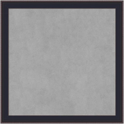 Amanti Art Black Framed Magnetic Board 23x23 Medium Vision Board by AmantiArt