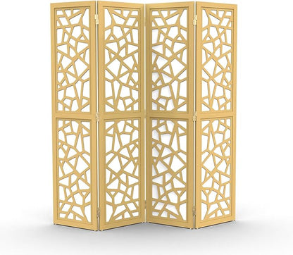 VINGLI 70'' H Room Divider, Non-Woven Fabric Privacy Screen, Indoor Partition by VINGLI