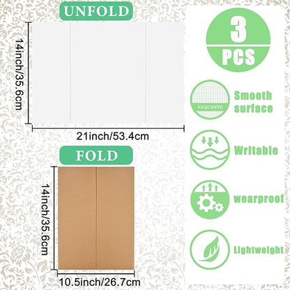 Trifold Display Boards with Colorful Self-Adhesive Sheets – 24 x 16 Inch - Image 5