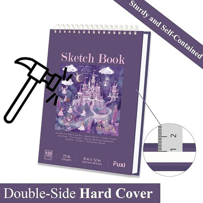 Purple Sketch Book for Women - Image 4