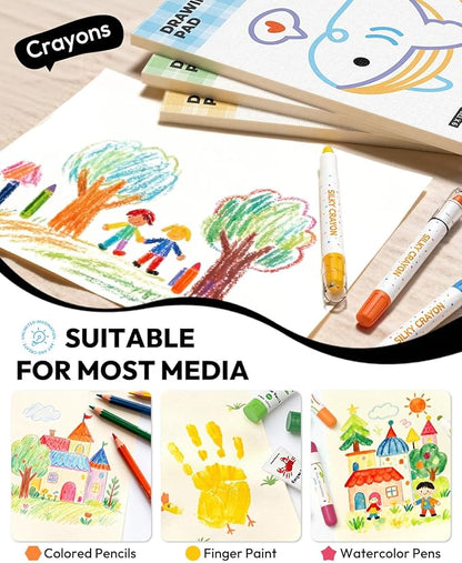 JUPITEARTH Sketch Pads, Acid-Free Thickened Glue-Bound Sketchbook, Art Supplies - Image 5