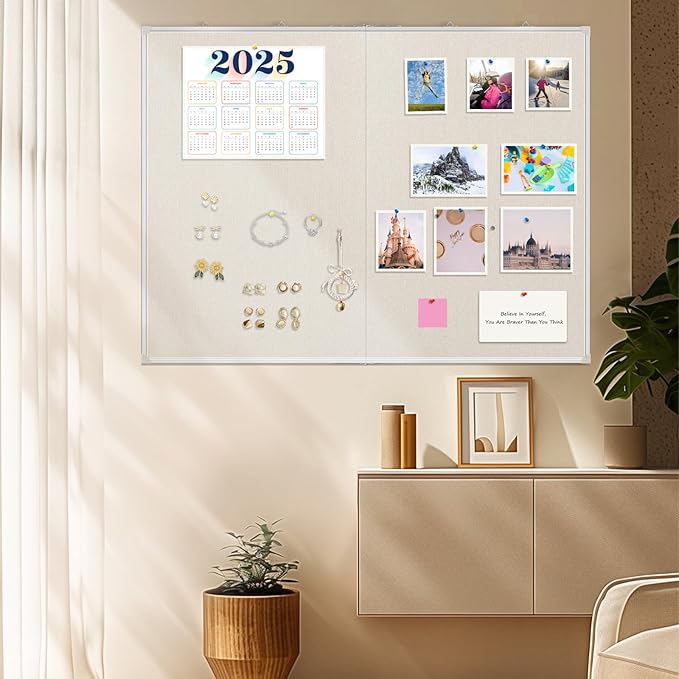 AMUSIGHT Double-Sided Large Cork Board - Image 7