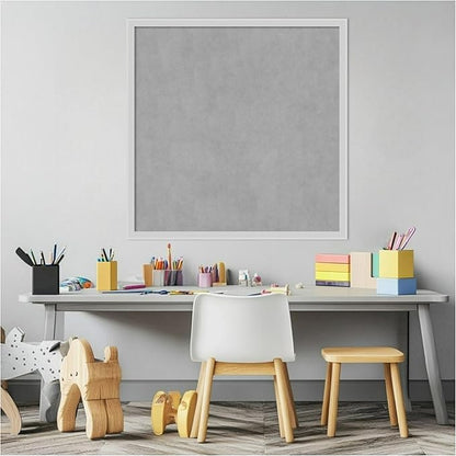 Amanti Art Silver Framed Magnetic Board 25x25 Medium Vision Board - Image 5