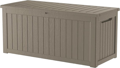 Decksplore Outdoor Storage Box Waterproof, 200 Gallon Lockable Resin Large Deck by Decksplore%E2%80%94BuiltforOutdoor