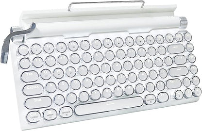 Adventurers Retro Typewriter Keyboard, 75% Layout 83 Keys Wireless Keyboard by Unknown
