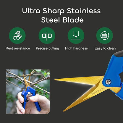 GROWNEER 6 Packs 6.5 Inch Pruning Shears - Image 3
