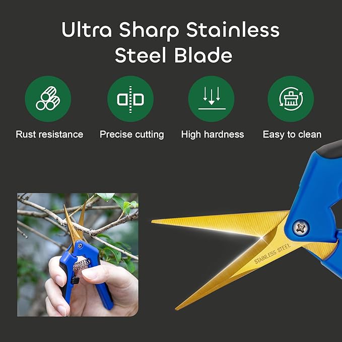 GROWNEER 3 Packs 6.5 Inch Pruning Shears - Image 3