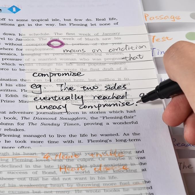 BAYTORY 1600 Sheets Transparent Sticky Notes - Image 3