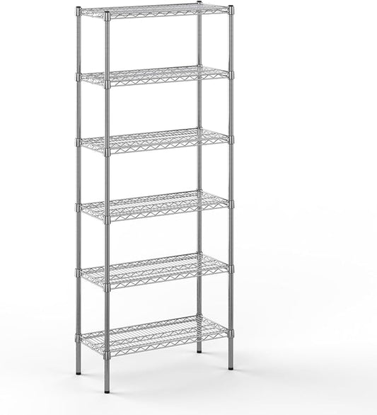 Regal Altair 14" Deep x 30" Wide x 74" Height Wire Shelving Kit | 6-Tier | NSF by Regal+Altair