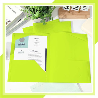 Henoyso 36 Pcs Plastic Folders - Image 4