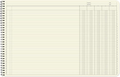 BookFactory Accounting Ledger Notebook/Large 5 Column Accounting Ledger - Image 3