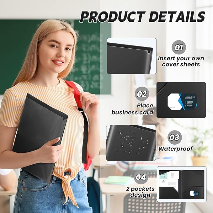 Henoyso 36 Pcs Plastic Folders - Image 3