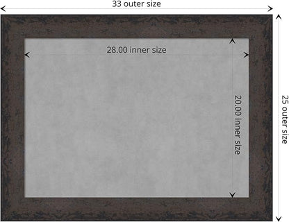 Amanti Art Black Framed Magnetic Board 25x33 Medium Vision Board - Image 4