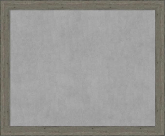 Amanti Art Grey Framed Magnetic Board 37x45 X-Large Vision Board by AmantiArt