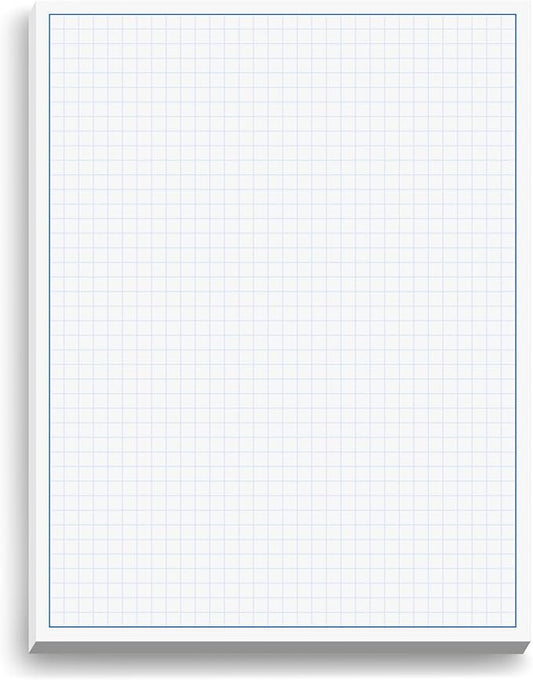Graph Paper Pad for Blueprint Drawings, Engineering Drawing, and Planning by NextDayLabels