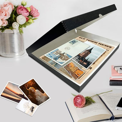 Lineco, Archival Folio Storage Box. Acid-Free, Metal Edge Boxboard, Clamshell - Image 8