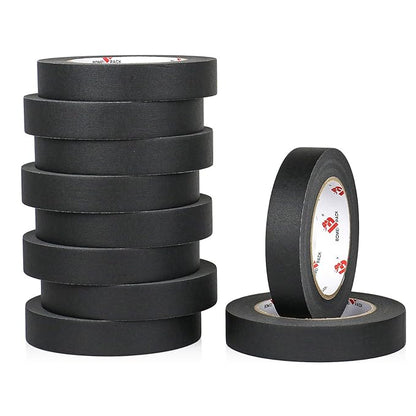 BOMEI PACK Black Painters Tape 1 Inch Bulk - Image 9