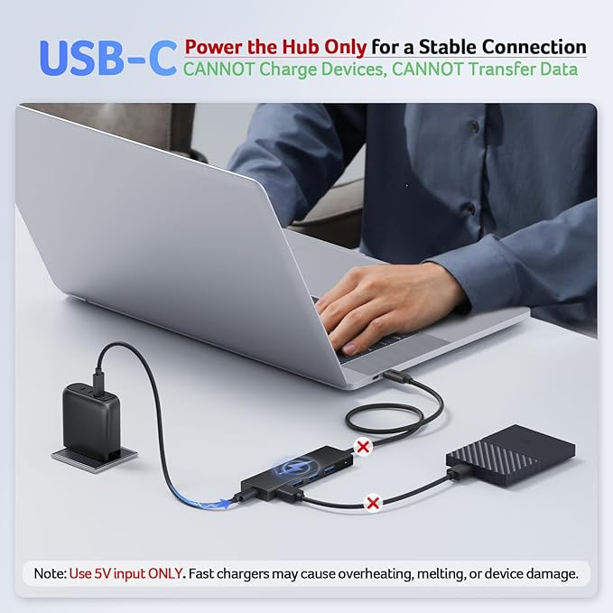 Acer USB Hub 4 Ports, USBA Splitter - Image 4