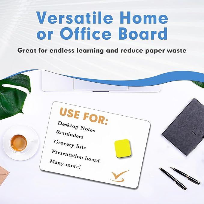 Dry Erase Lapboards, HERKKA 25 Pack Double Sided Small Dry Erase Whiteboards 9 - Image 6