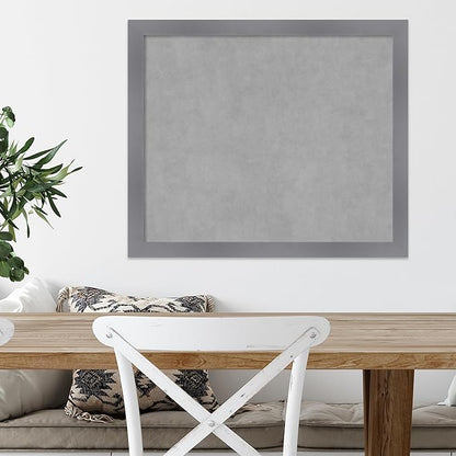 Amanti Art Grey Framed Magnetic Board 22x26 Medium Vision Board - Image 5