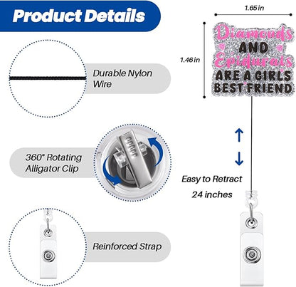Funny Doctor Nurse Badge Reel | Retractable ID Card Labor and Delivery Badge - Image 4