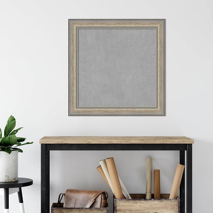 Amanti Art Silver Framed Magnetic Board 29x29 Medium Vision Board - Image 5