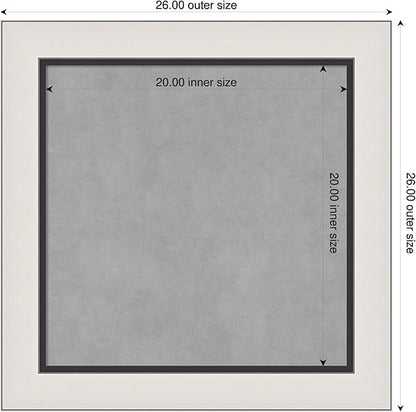 Amanti Art Silver Framed Magnetic Board 26x26 Medium Vision Board - Image 2