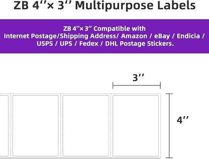 AveneMark 12 Rolls 4" x 3" Direct Thermal Labels - Image 3