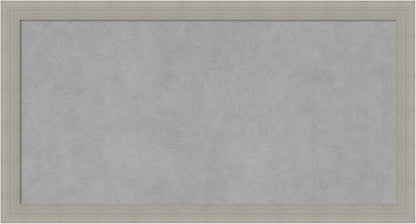 Amanti Art Grey Framed Magnetic Board 14x26 Small Vision Board by AmantiArt