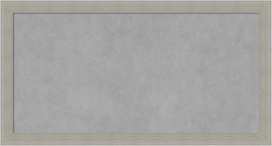 Amanti Art Grey Framed Magnetic Board 14x26 Small Vision Board by AmantiArt