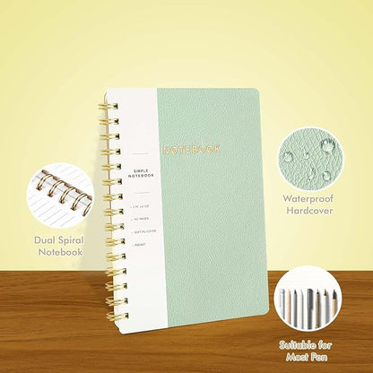 Spiral Notebook-5.75" x 8.125" College Ruled Journal - Image 3
