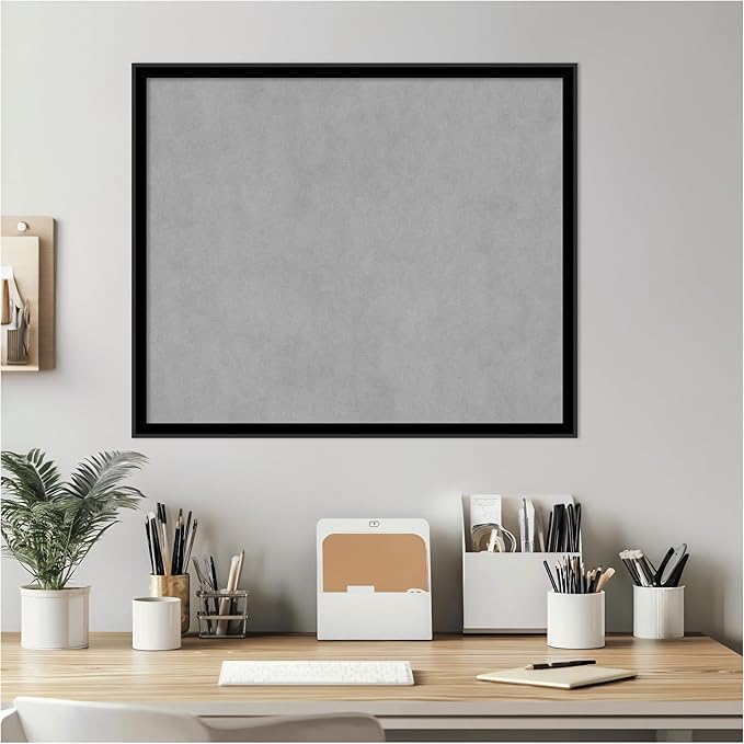 Amanti Art Black Framed Magnetic Board 21x25 Medium Vision Board - Image 7