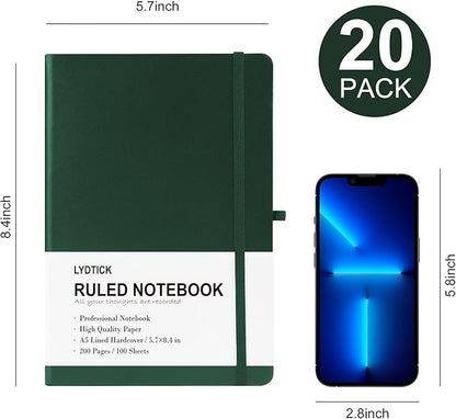 LYDTICK 20 Pack Journals for Writing College Ruled Notebooks Journal in Bulk - Image 2